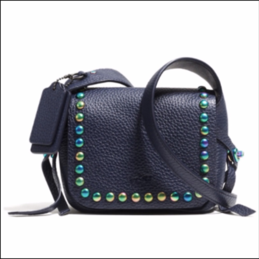 Coach Dakotah Crossbody w/Oil Slick Rivets NWT Style No. 36508